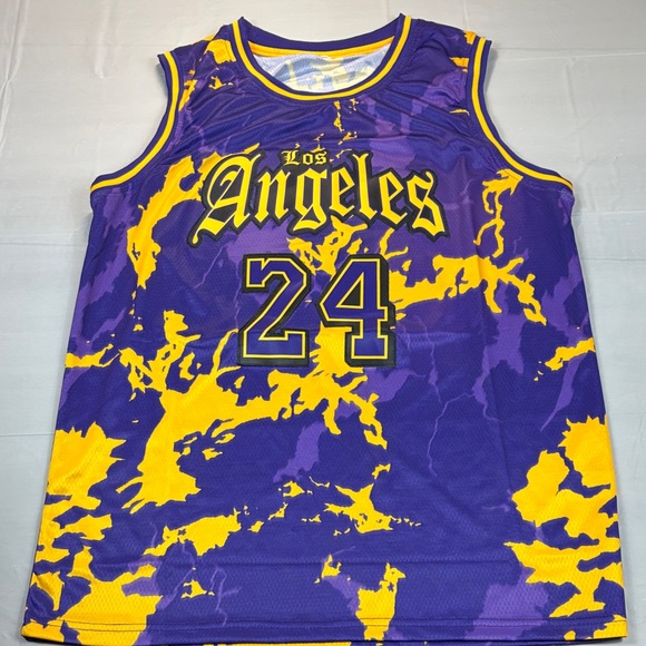 KOBE BRYANT CUSTOM LOS ANGELES LAKERS Jersey - Picture 1 of 4